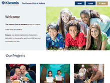 Tablet Screenshot of abilenekiwanis.org